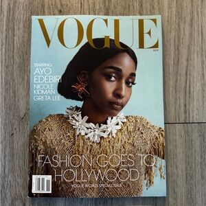 Read Once Vogue Magazine Ayo Edebiri November 2025 Cover